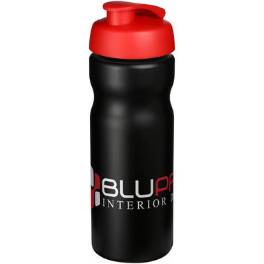 Пляшка спортивна Baseline Plus , колір суцільний чорний, червоний - 21068514- Фото №2