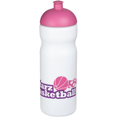 Пляшка спортивна Baseline Plus , колір білий, рожевий - 21068608- Фото №2