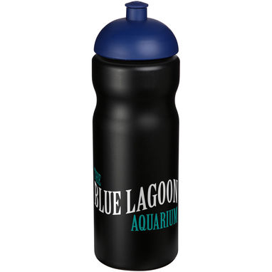 Пляшка спортивна Baseline Plus , колір суцільний чорний, синій - 21068613- Фото №2