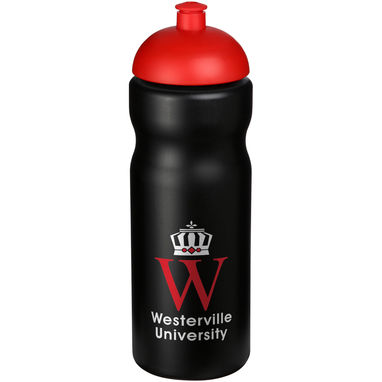 Пляшка спортивна Baseline Plus , колір суцільний чорний, червоний - 21068614- Фото №2