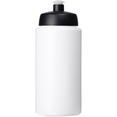 Бутылка спортивная Baseline Plus grip , цвет белый, сплошной черный - 21068700- Фото №3