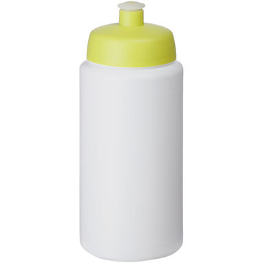Бутылка спортивная Baseline Plus grip , цвет белый, лайм - 21068704- Фото №1