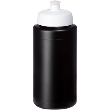 Бутылка спортивная Baseline Plus grip , цвет сплошной черный, белый - 21068712- Фото №1