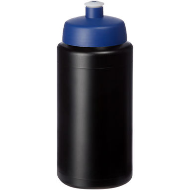 Бутылка спортивная Baseline Plus grip , цвет сплошной черный, cиний - 21068713- Фото №1