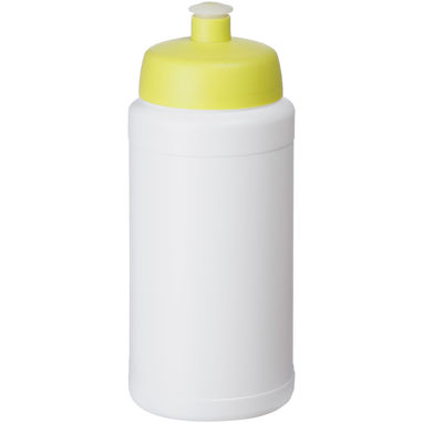 Пляшка спортивна Baseline Plus , колір білий, лайм - 21068804- Фото №1