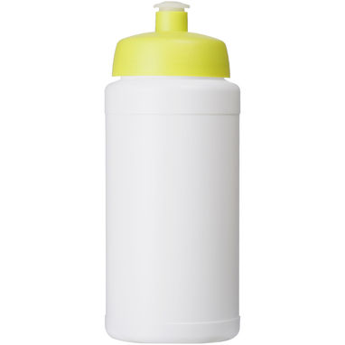 Бутылка спортивная Baseline Plus , цвет белый, лайм - 21068804- Фото №3