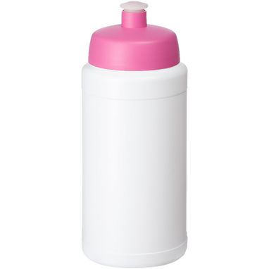 Бутылка спортивная Baseline Plus , цвет белый, розовый - 21068808- Фото №1