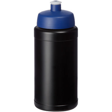 Бутылка спортивная Baseline Plus , цвет сплошной черный, cиний - 21068813- Фото №1