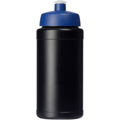 Пляшка спортивна Baseline Plus , колір суцільний чорний, синій - 21068813- Фото №3