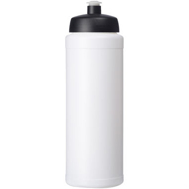 Бутылка спортивная Baseline Plus grip , цвет белый, сплошной черный - 21068900- Фото №3