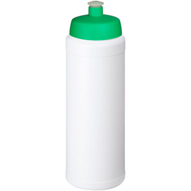 Пляшка спортивна Baseline Plus grip , колір білий, зелений - 21068906- Фото №1