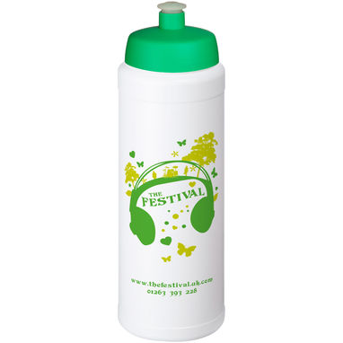 Пляшка спортивна Baseline Plus grip , колір білий, зелений - 21068906- Фото №2