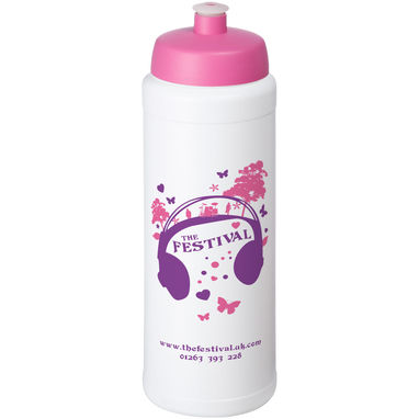 Пляшка спортивна Baseline Plus grip , колір білий, рожевий - 21068908- Фото №2