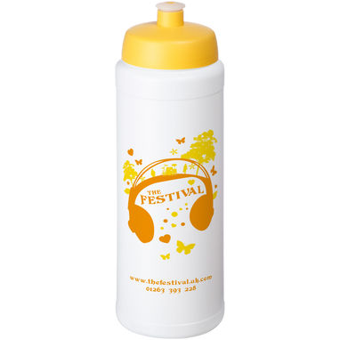 Пляшка спортивна Baseline Plus grip , колір білий, жовтий - 21068910- Фото №2