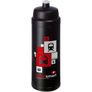 Бутылка спортивная Baseline Plus grip , цвет сплошной черный - 21068911- Фото №2