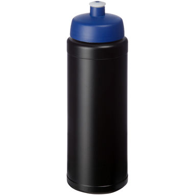 Бутылка спортивная Baseline Plus grip , цвет сплошной черный, cиний - 21068913- Фото №1