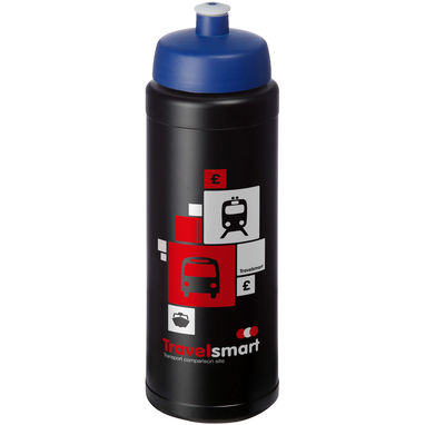 Пляшка спортивна Baseline Plus grip , колір суцільний чорний, синій - 21068913- Фото №2