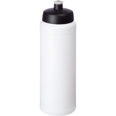 Бутылка спортивная Baseline Plus , цвет белый, сплошной черный - 21069000- Фото №1