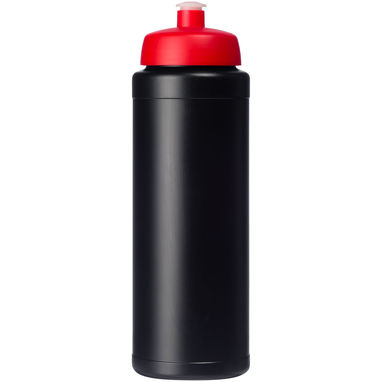 Бутылка спортивная Baseline Plus , цвет сплошной черный, красный - 21069014- Фото №1