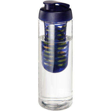 Бутылка H2O Treble , колір прозорий, синій - 21069201- Фото №1