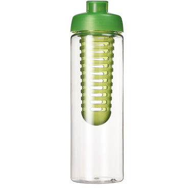 Бутылка H2O Treble , колір прозорий, лайм - 21069203- Фото №3