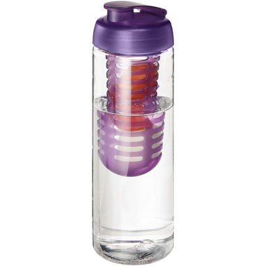 Бутылка H2O Treble , колір прозорий, пурпурний - 21069207- Фото №1