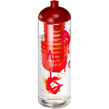 Бутылка H2O Treble , колір прозорий, червоний - 21069302- Фото №2