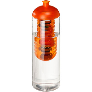 Бутылка H2O Treble , колір прозорий, помаранчевий - 21069305- Фото №1