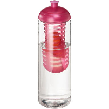 Бутылка H2O Treble , колір прозорий, рожевий - 21069306- Фото №1