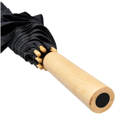 Зонт автоматический Alina  23'', цвет сплошной черный - 10940001- Фото №6