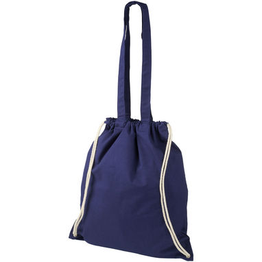 Рюкзак зі шнурком Eliza , колір темно-синій - 12027603- Фото №4
