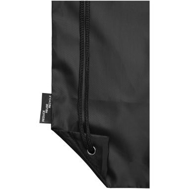 Рюкзак со шнурком Oriole , цвет сплошной черный - 12046100- Фото №7