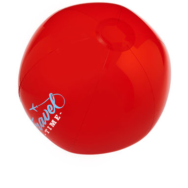 М'яч пляжний Ibiza, колір червоний прозорий - 10037032- Фото №2