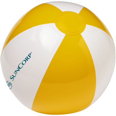 М'яч пляжний Palma , колір білий, жовтий - 10039607- Фото №2