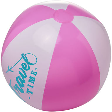 М'яч пляжний Bora, колір рожевий, білий - 10070913- Фото №2