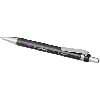 Ручка шариковая Tidore, цвет сплошной черный - 10744100- Фото №2