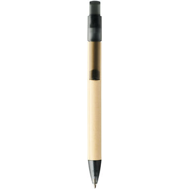 Ручка шариковая Safi , цвет сплошной черный - 10758200- Фото №1