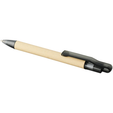 Ручка шариковая Safi , цвет сплошной черный - 10758200- Фото №3