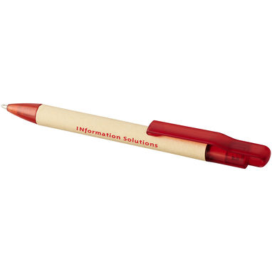 Ручка шариковая Safi , цвет красный - 10758202- Фото №2