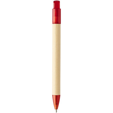 Ручка кулькова Safi , колір червоний - 10758202- Фото №3
