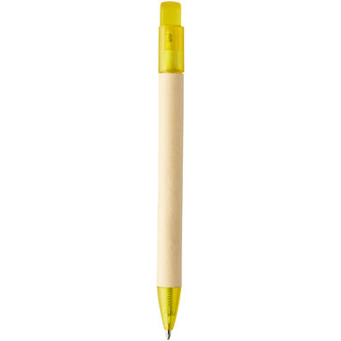 Ручка кулькова Safi , колір жовтий - 10758207- Фото №3