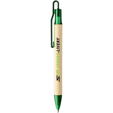 Ручка шариковая Safi , цвет темно-зеленый - 10758244- Фото №2