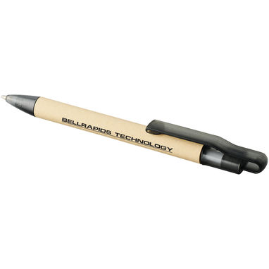 Ручка шариковая Safi , цвет сплошной черный - 10758400- Фото №2