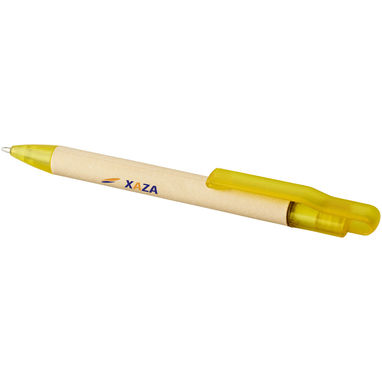 Ручка шариковая Safi , цвет желтый - 10758407- Фото №2