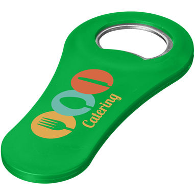 Відкривачка магнітна для пляшок Rally, колір зелений - 11260814- Фото №2