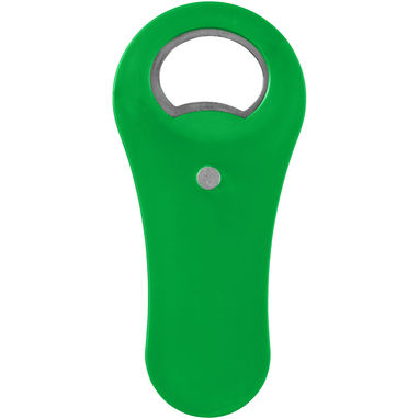Відкривачка магнітна для пляшок Rally, колір зелений - 11260814- Фото №4