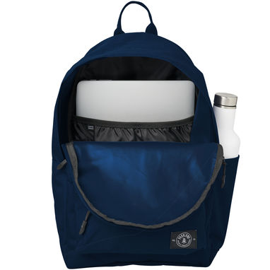 Рюкзак Vintage для ноутбука, колір темно-синій - 12044801- Фото №5