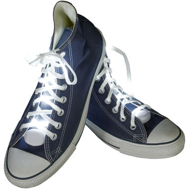 Шнурки для взуття LightsUp світлодіодні, колір білий - 12200002- Фото №1