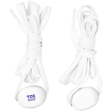 Шнурки для взуття LightsUp світлодіодні, колір білий - 12200002- Фото №2
