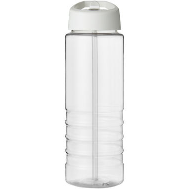 Бутылка спортивная H2O Treble , цвет прозрачный, белый - 21087701- Фото №3